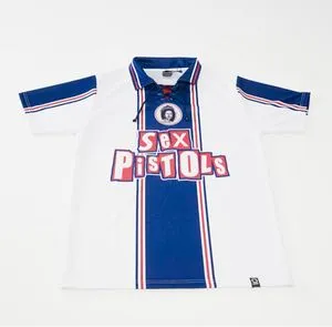 Japanese brand Grunge Indie Jersey Pria white blue