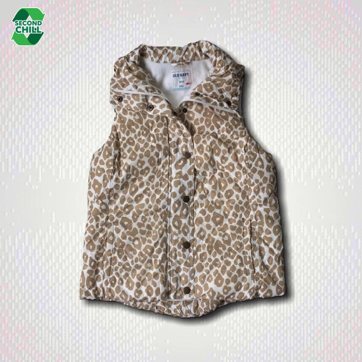 Old Navy Vintage Y2K Vest Wanita tan