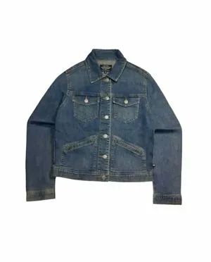 Polo Ralph Lauren Vintage Y2K Denim jacket Wanita navy blue