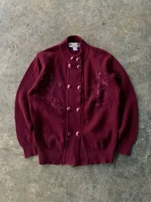 Made in USA Lolita Indie Sweater Wanita red