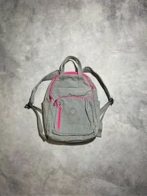 Kipling Minimalist Backpack Wanita gray