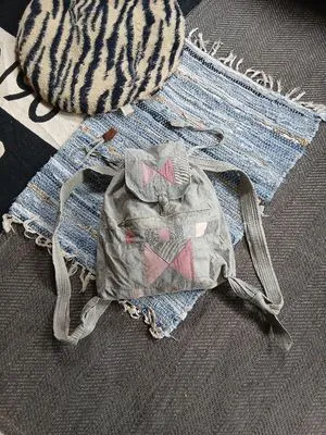 Japanese brand Vintage Y2K Backpack Wanita gray