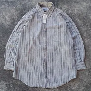 LAINE Casual Casual shirt Pria silver tan