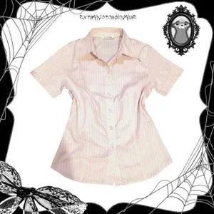 Japanese brand Y2K Minimalist Shirt Wanita pink