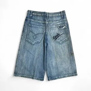 Uniqlo Streetwear Y2K Jeans Pria navy blue