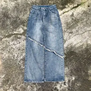 Streetwear Y2K Jeans Pria multicolor