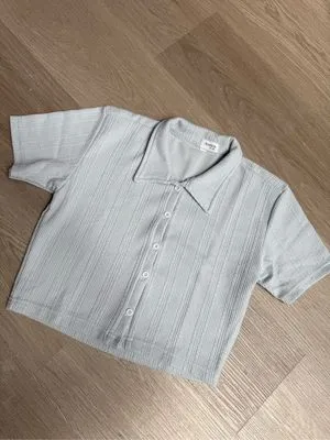 Casual Blouse Wanita blue