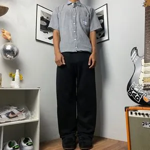 Vintage Y2K Sweatpants & Joggers Pria black