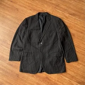 Minimalist Casual Blazer Pria black
