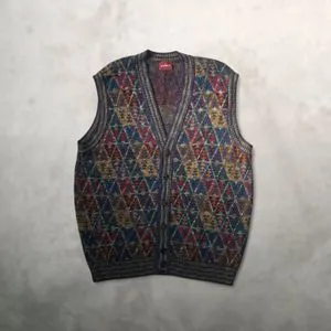 Missoni Vintage Y2K Vest Pria multicolor