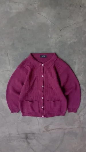 Vintage Streetwear Sweatshirt Pria burgundy