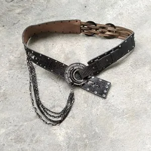 SNAKE SKIN CHAIN BELT SIZE 28-31