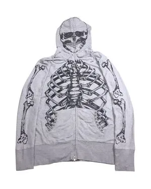 Glad News Skeleton Zipp Hoodie