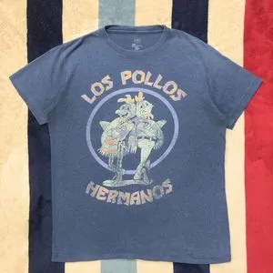 Made in USA Vintage Streetwear T-shirt Pria blue