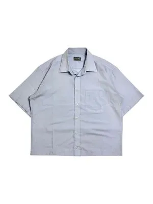 Crocodile Vintage Streetwear Casual shirt Pria blue