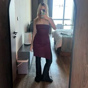 Bodycon Dress midi maroon 