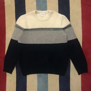 Lacoste Vintage Luxury Sweater Wanita multicolor