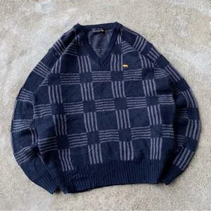 JACK NICKLAUS PATTERN VNECK SWEATER