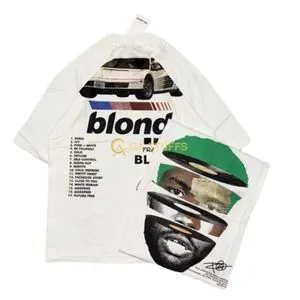 Kaos Band Merch Pull & Bear Frank Ocean Blond (Unisex)