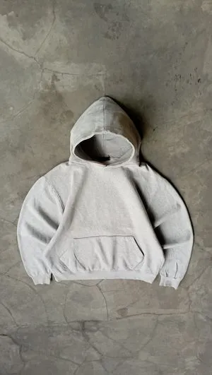 2000's Heavyweight Gray Boxy Hoodie