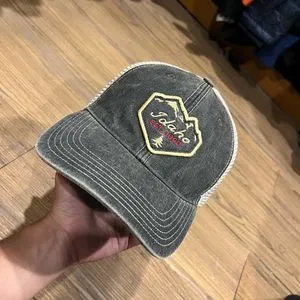 Idaho USA Vintage Trucker Cap Green Under Visor by Legacy