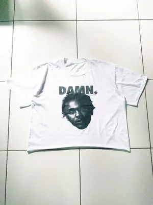 Kaos Rapper Boxy T shirt Y2k Streetwear Pria Wanita
