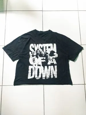Kaos Boxy T Shirt Band Y2k Skater Streetwear Pria