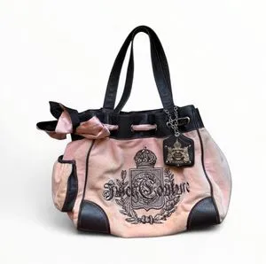 Vintage Juicy Couture Pink Velour Daydreamer bag