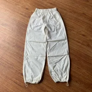 Muji japan parachute wide pants 