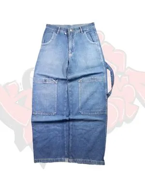Y2k double knee carpenter jeans By unknown
