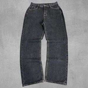 BLACKWASH BAGGY JEANS LOOSE FIT Y2K
