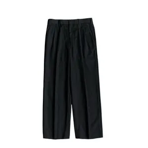 Pierre Cardin wool tailored trousers deep charcoal grey