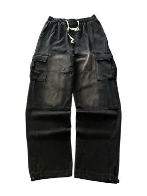 Cargo jeans black wash