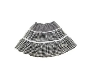 Mini skirt tartan black lace umpak coquette y2k vintage