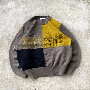 CLEOPATRA GRAPHIC KNIT SWEATER