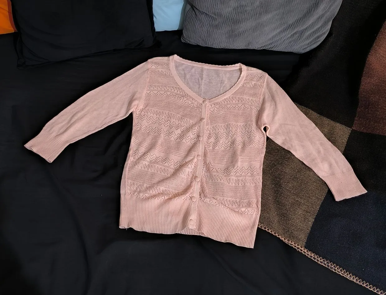 Casual Cardigan Wanita pink