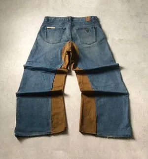 Guess Reworked Y2K Jeans Pria multicolor