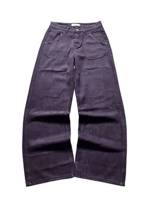Baggy jeans purple
