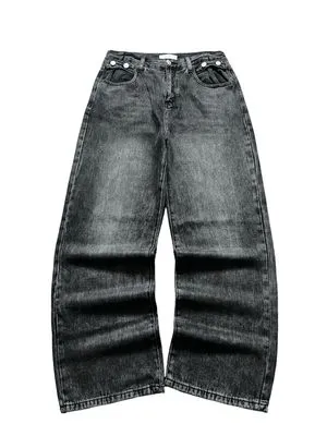 Baggy jeans black wash