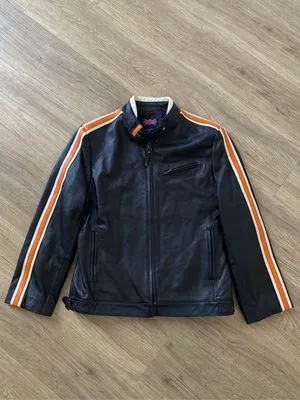 GHOST LONDON CAFERACER LEATHER JACKET| BIKER | CASUAL