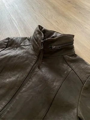 LUXTONG ITALY MODE BOMBER LEATHER JACKET | CASUAL | OUTER