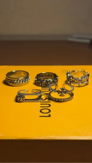 Rings chrome heart