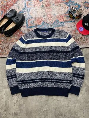 SWEAT KNITWEAR FRANKSTONE ICE BLASH PATTERN