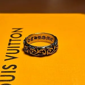 Rings chrome heart