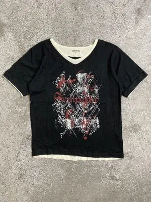 Commontage poem double layered t shirt