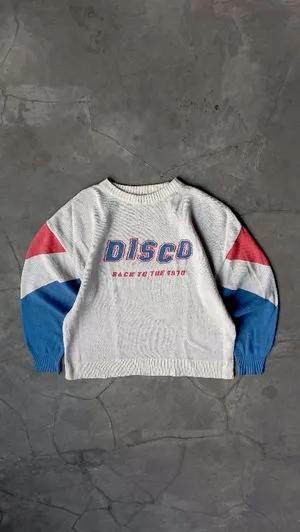 2000's Vintage Knitwear Broken White Boxy