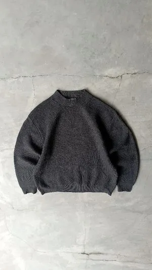 2000's Heavyweight Black Knitwear Boxy
