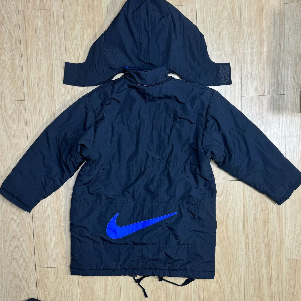 Nike Vintage Puffer jacket Pria black blue