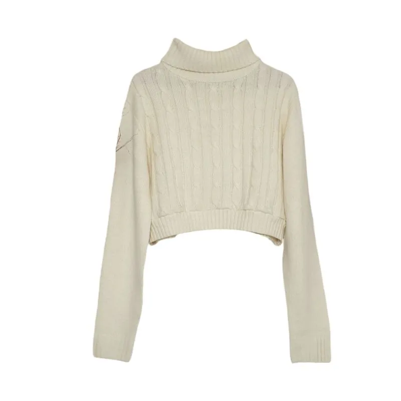 Vintage Sweater Wanita white