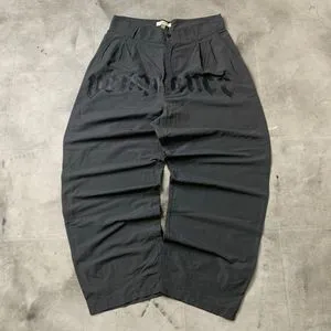 y2k track pants balloon fit